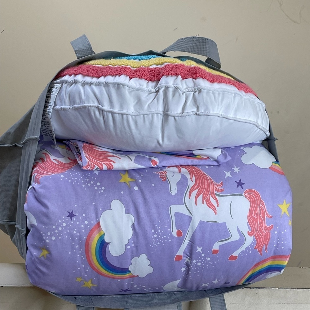 Kids Rainbow Bedding Set - Multicolor - Picture 2 of 7